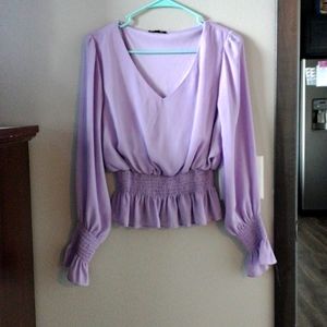 Shinestar fringe blouse